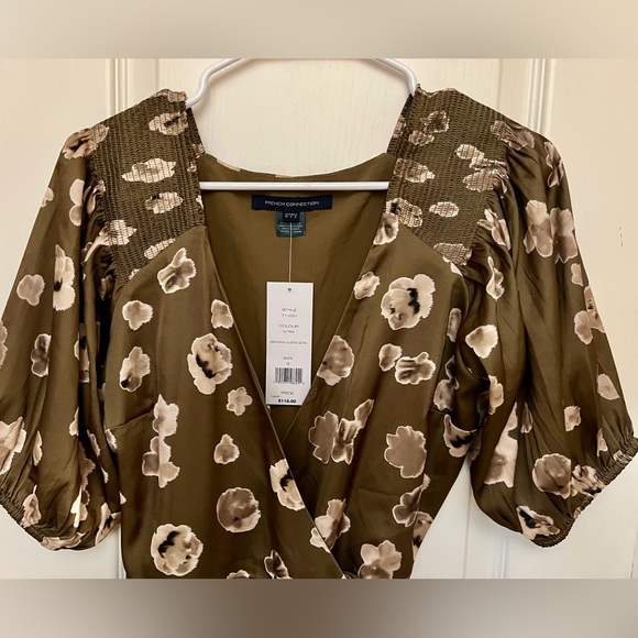 Bronwyn Aleeya Satin Midi Wrap Dress - Picture 4 of 6